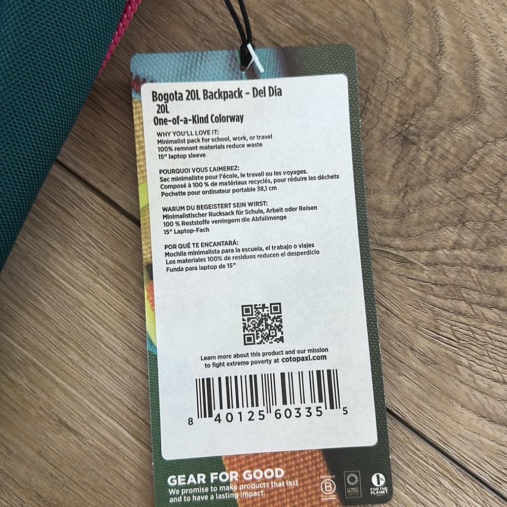 Cotopaxi Bogota Backpack - Del Dia - NWT! - Picture 2 of 3